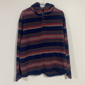 American Eagle Striped Hoodie